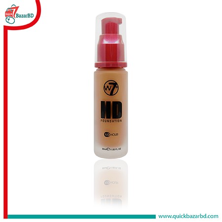 W7 12 Hour HD Foundation - Honey