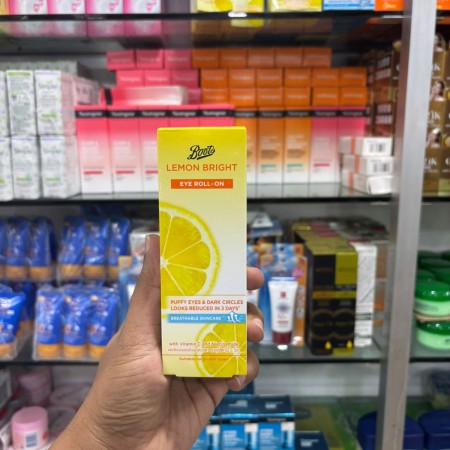 Boots Lemon Bright Eye Roll-On – 15ml