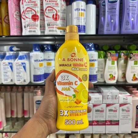 A Bonne Miracle White C Milk Lotion 3xVitC and AHA 500ml