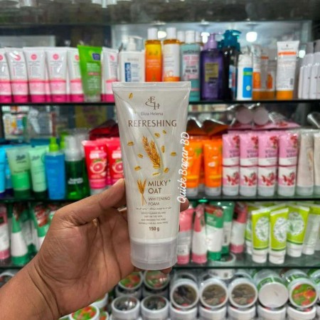 Eliza Helena Refreshing Milky Oat Whitening Foam (150g)